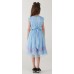 Платье 1717М голубое