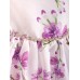 Платье 854М бело-фиолетовое