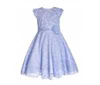 Платье 836 голубое