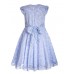 Платье 836 голубое